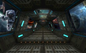 科幻星空背景墙图片