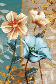 晶瓷画 花