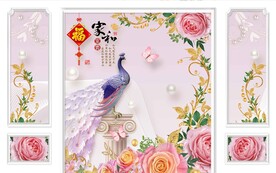 孔雀呈祥