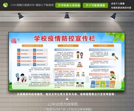 校园疾病防控宣传栏