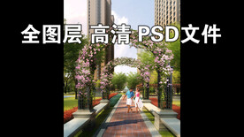 小区花门