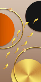 光影几何九鱼玄关