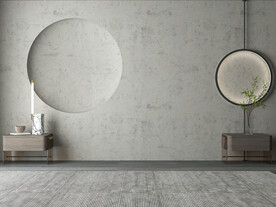 现代卧室背景墙