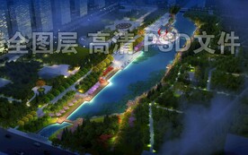公园夜景