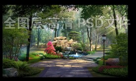 黄石假山