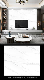 大理石纹爵士白悬空背景墙