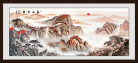 江山如画泰山图