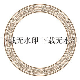 鱼纹矢量边框
