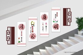 楼梯廉政文化墙