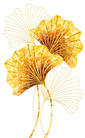 装饰画 杏叶
