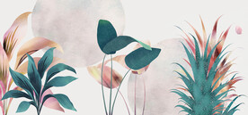 装饰画 晶瓷画 植物