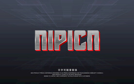 金属字体