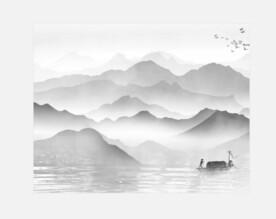 新中式山水画