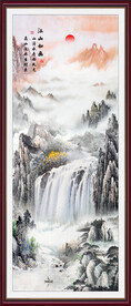 玄关山水画
