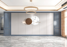 现代客厅背景墙