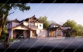 古建别墅车库
