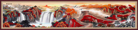 万里长城油画