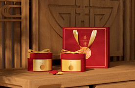 国风喜庆婚礼婚庆喜糖伴手礼礼盒