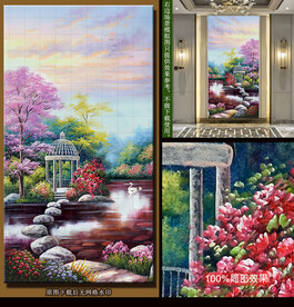 满园春色田园风景