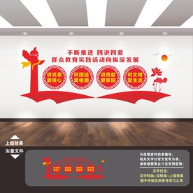 四讲四爱文化墙