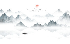 新中式山水画