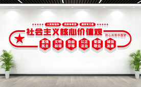 社会主义核心价值观文化墙