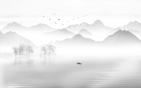 新中式山水画