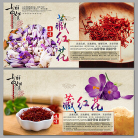 藏红花展板