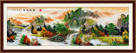 山水油画