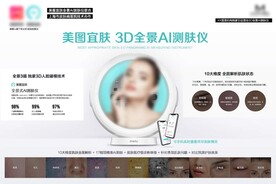 医美皮肤检测仪器宣传版面