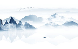 新中式山水画