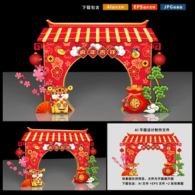 虎年门头
