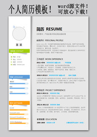 产品经理求职简历