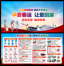 2022春运交通安全宣传栏