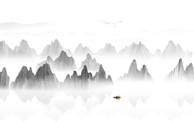 新中式山水画