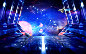 3d立体宇宙星空立体画