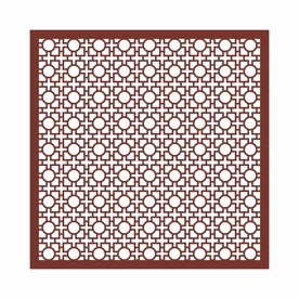 中式矢量雕花花纹