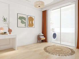 北欧简约卧室场景