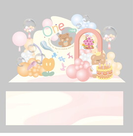 ING风森系简约宝宝宴PSD图