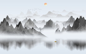 禅意山水画