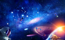 科幻太空宇航员