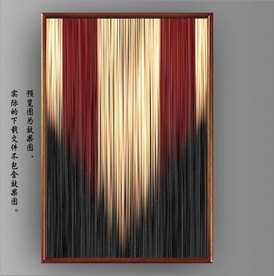 光影抽象线条装饰无框画