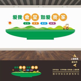 食堂餐厅文化墙