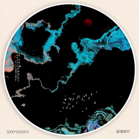 玄关水墨画