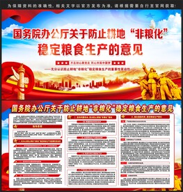 防止耕地非粮化稳定粮食生产