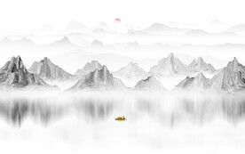 新中式背景墙