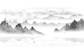 新中式山水画