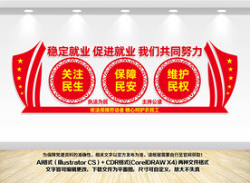 劳动局文化墙