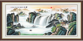 国画山水 山水国画