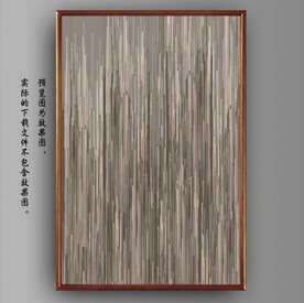 光影抽象几何线条装饰画